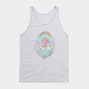 Sacred Earth Tree Heart Tank Top